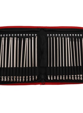 30件套批头组批方头十字一字批100150mm长布袋装S2材质