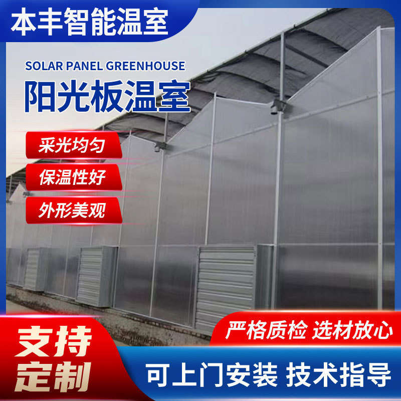 工程建设蔬菜大棚阳光板温室园林种植大棚生态餐厅
