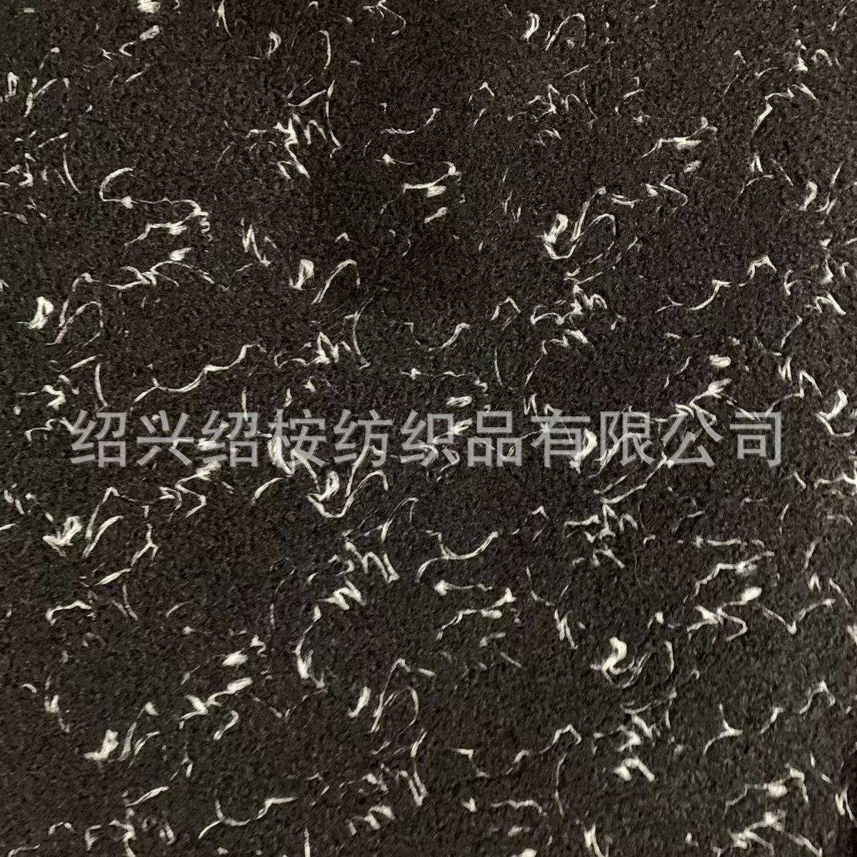 绣花线条衍缝秋冬拉菲绒毛绒抽象图案潮童转女装男装绒布面料