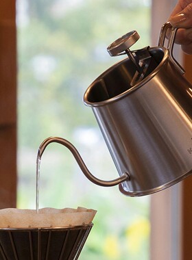 日本进口下村KOGU304不锈钢户外咖啡手冲壶滤杯树脂分享壶器具套