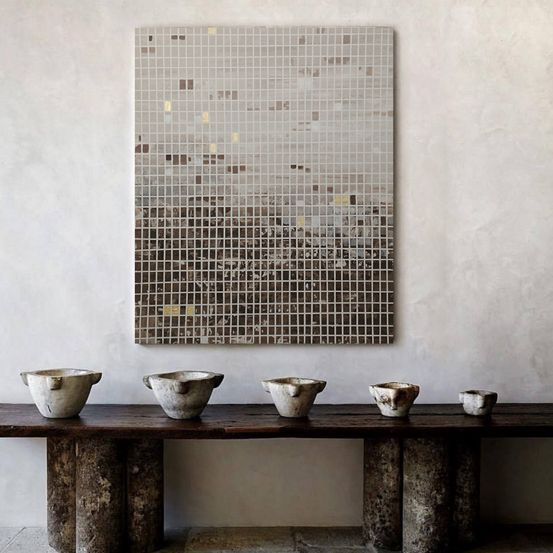 E painting手绘油画＜绅士＞ |抽象油画客厅手绘装饰画纯手工大幅图片