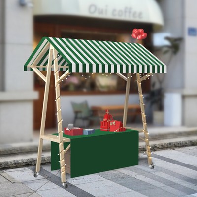 集市摊位展示架市集夜市摆摊架子花车促销展示台地摊车移动折叠桌