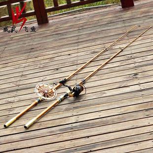 鱼葫芦 滑轮带锚竿套装 小飞刷竿渔杆锚杆锚（）锚鱼竿威武鱼杆