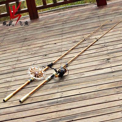 鱼葫芦 滑轮带锚竿套装 小飞刷竿渔杆锚杆锚（）锚鱼竿威武鱼杆