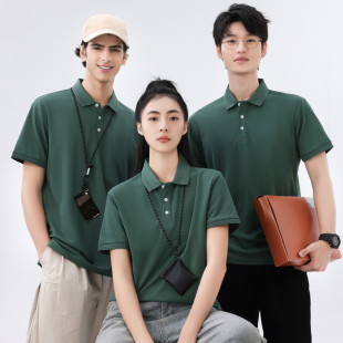 粉色运动休闲polo衫 速发高品质女t恤衫 大码 短袖 定 工作服印字夏季