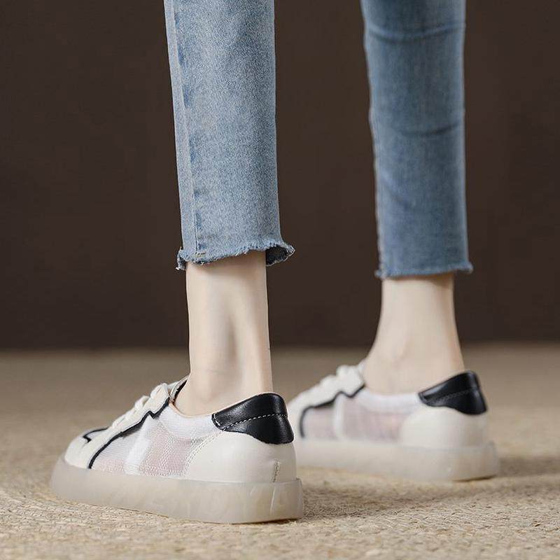 休闲新款2024士牛筋底女鞋夏季女平底小白鞋网鞋女款网面透气板鞋,女鞋,休闲板鞋,淘宝优惠券,粉丝福利购,淘宝优惠卷