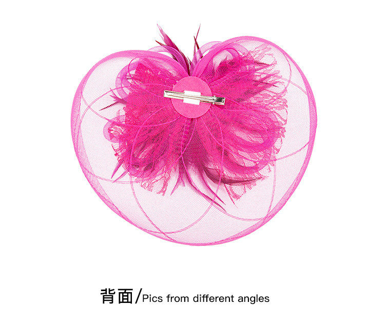 英式赫本复古黑色网纱小礼帽头饰女年会礼服舞台走秀表演帽子详情24