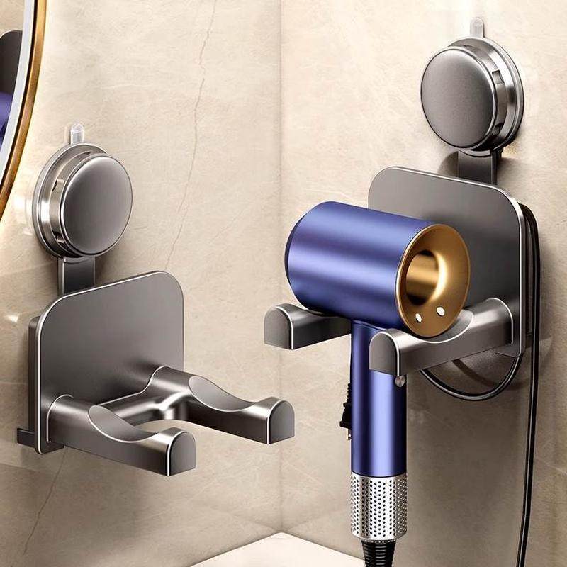吸盘壁挂式免打孔电吹风挂架电吹风机绕风筒线浴室收纳神器置物架,家庭/个人清洁工具,吹风机置物架,淘宝优惠券,粉丝福利购,淘宝优惠卷
