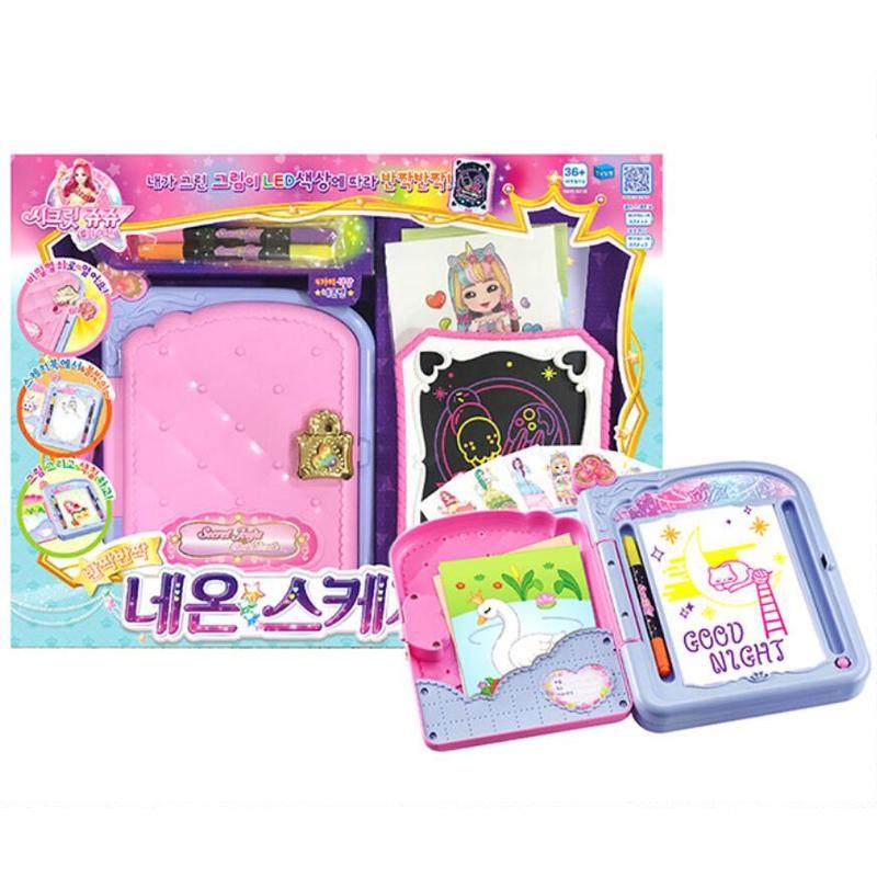 韩国小女孩珠珠秘密的魔法化妆素描本绘画本画画日记本玩具,玩具/童车/益智/积木/模型,画板,淘宝优惠券,粉丝福利购,淘宝优惠卷