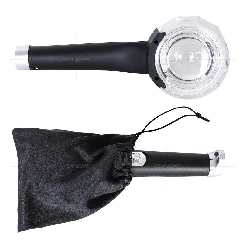 新款十倍光学纯白led灯手持式防滑手柄老人放大镜阅读看书配布包,文具电教/文化用品/商务用品,放大镜,淘宝优惠券,粉丝福利购,淘宝优惠卷