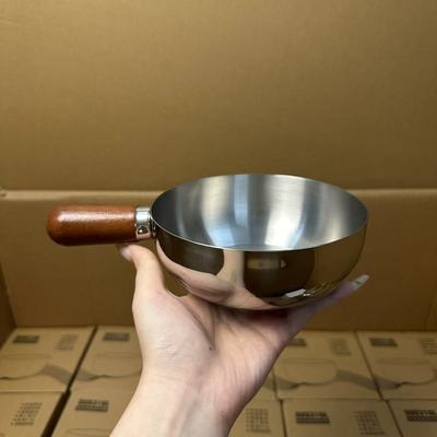 颜一好物 304不锈钢一人食小锅打蛋碗可拆卸手柄家用泡面锅沙拉碗