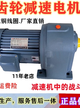 东力减速电机750W400W380V220变频马达0.75KW1.1kw1.5kw2.2kw卧式