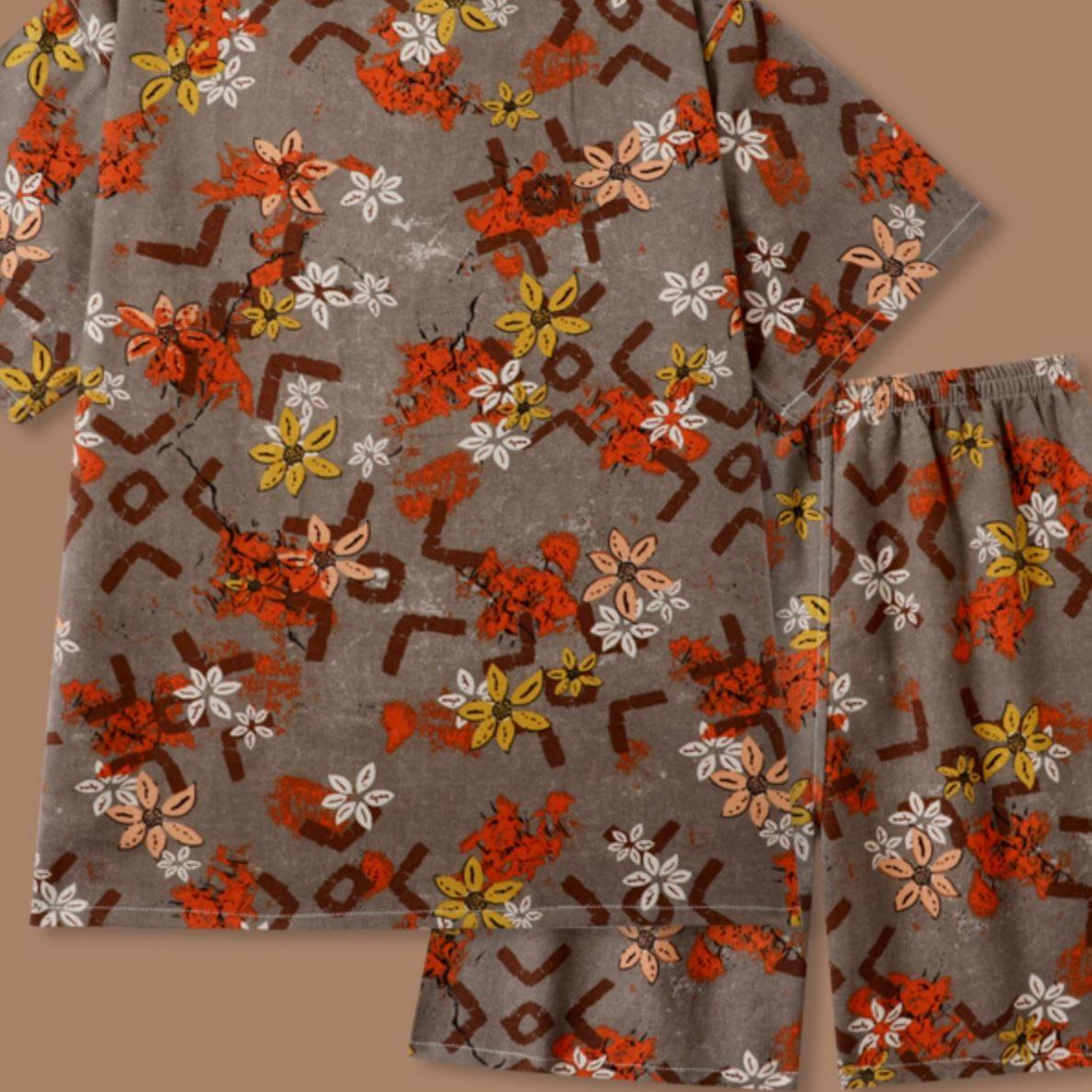 情侣款高档大码男款桑拿男加肥亚麻按摩服韩版睡衣家居服服汗蒸服,居家布艺,汗蒸服,淘宝优惠券,粉丝福利购,淘宝优惠卷