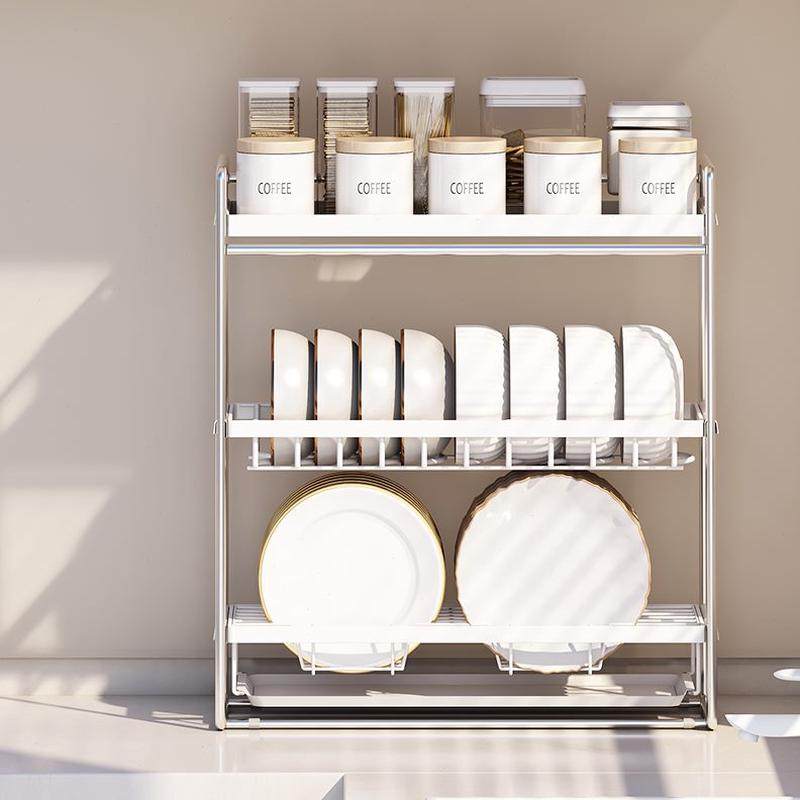 碗碟收纳架碗盘壁挂墙上多层置物架不锈钢厨房置物架子碗架沥水架,厨房/烹饪用具,碗架,淘宝优惠券,粉丝福利购,淘宝优惠卷