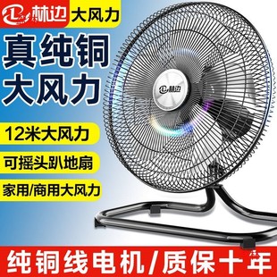 爬地扇商用大功率落地电风扇林边坐强力趴地扇工业扇家用摇头工厂