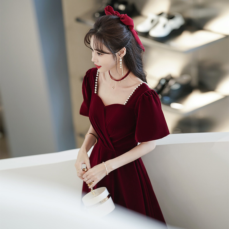 高货速发大码敬酒服新娘显瘦2025新款加肥胖mm结婚订婚晚礼服连衣