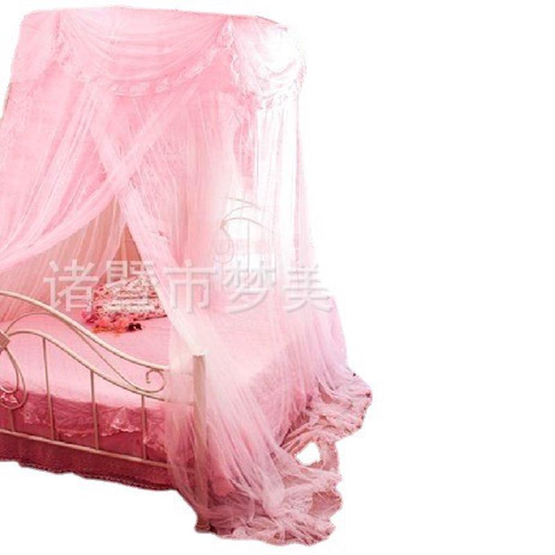 【超大圆】顶蚊帐吊顶韩版公主床幔蕾丝宫廷