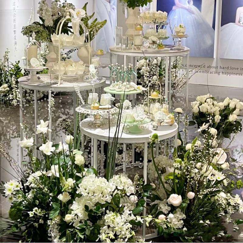 婚庆道具铁艺S形圆形甜品台婚礼花器摆件花架子甜品桌舞台摆件,节庆用品/礼品,路引,淘宝优惠券,粉丝福利购,淘宝优惠卷