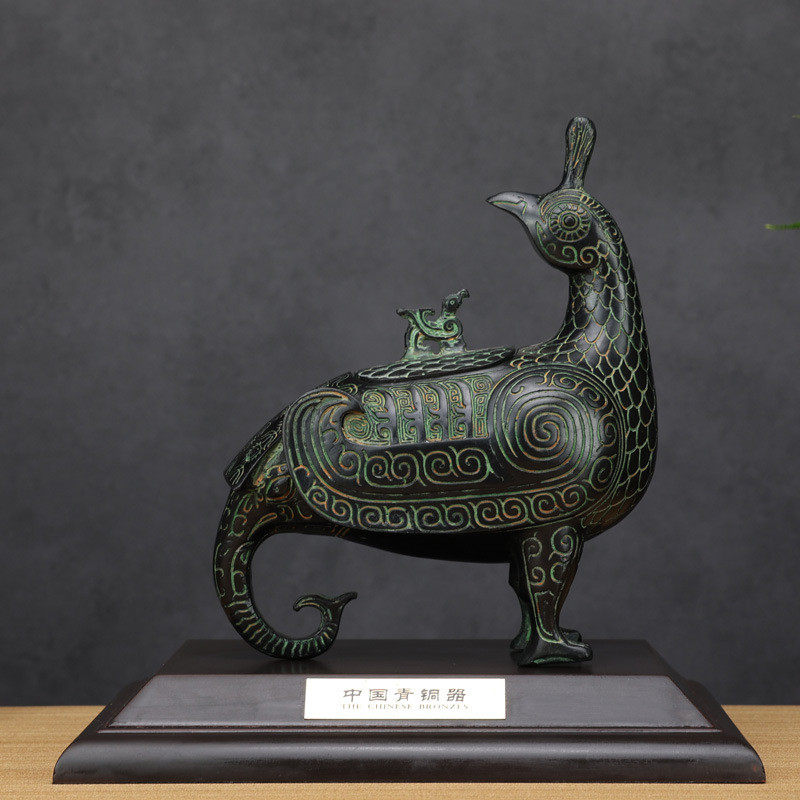 山西晋侯鸟青铜器青铜酒器礼器尊复刻文玩古玩铜工艺品厂家直销,家居饰品,装饰摆件,淘宝优惠券,粉丝福利购,淘宝优惠卷