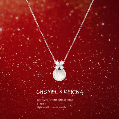 「在逃公主▪天然玉髓」显贵项链女轻奢小众高级感送闺蜜生日礼物