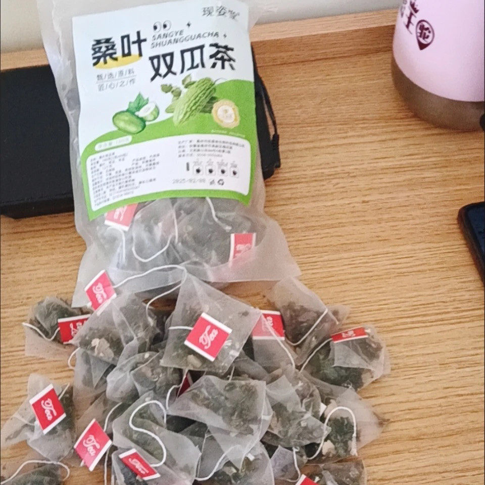 速发现货桑叶双瓜茶冬瓜皮苦瓜片精品霜后老桑叶泡水天然组合养生