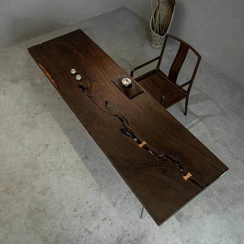 黑檀实木大板桌原木茶桌家用餐桌茶几茶台书桌侘寂胡桃泡茶桌,橡塑材料及制品,亚克力棒,淘宝优惠券,粉丝福利购,淘宝优惠卷