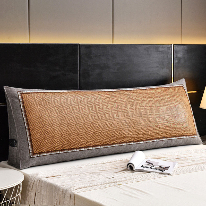 立体三角藤席卧室床头靠垫单双人沙发窗护腰靠背护颈靠枕可拆洗,居家布艺,床头靠垫,淘宝优惠券,粉丝福利购,淘宝优惠卷