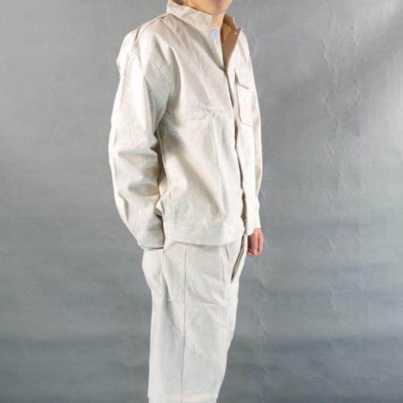 高档防飞溅防烫加厚耐磨焊工服工作服细帆布白服帆布电焊棉男套装,居家日用,防护服,淘宝优惠券,粉丝福利购,淘宝优惠卷