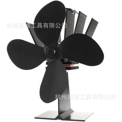 电商燃木炉风扇低噪节约燃料热动力风扇Fireplace Fan