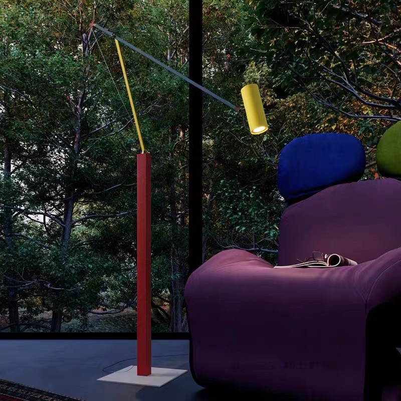 孟菲斯创意几何设计师儿童房卧室客厅装饰艺术展厅装饰落地灯