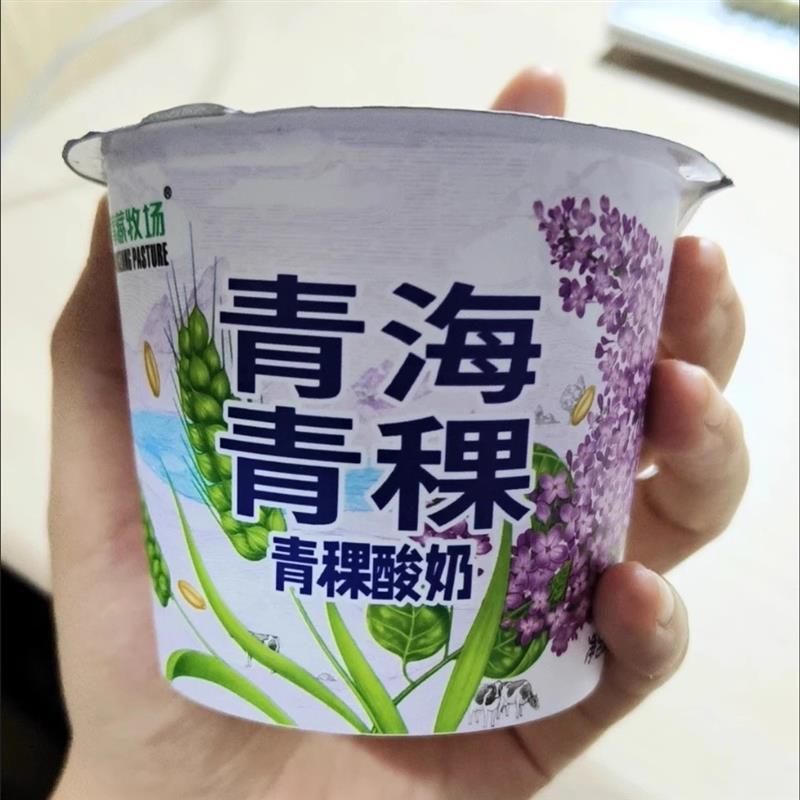 新货青海酸 奶青稞常温酸奶 140g*1盒整箱发货 质量保证正品