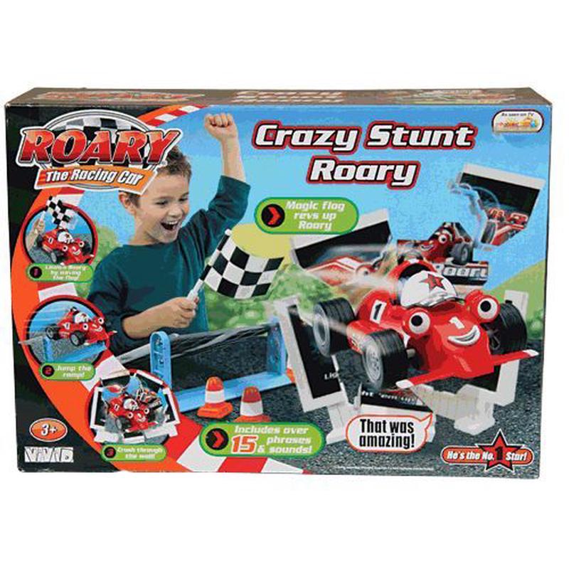 roary crazy stunt小劳瑞旗魔法电动感应冲撞爬坡发声儿童玩具车