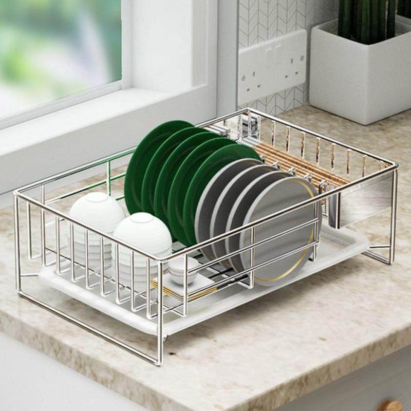 架碗盘物内置厨房家用不锈钢碗架沥水架单层橱柜放碗碟收纳架碗柜,厨房/烹饪用具,碗架,淘宝优惠券,粉丝福利购,淘宝优惠卷