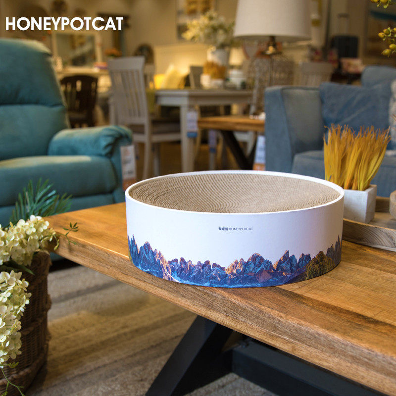 蜜罐猫 猫抓板磨爪器耐磨大号瓦楞纸猫窝猫玩具猫咪用品 环形山脉,宠物/宠物食品及用品,猫抓板,淘宝优惠券,粉丝福利购,淘宝优惠卷