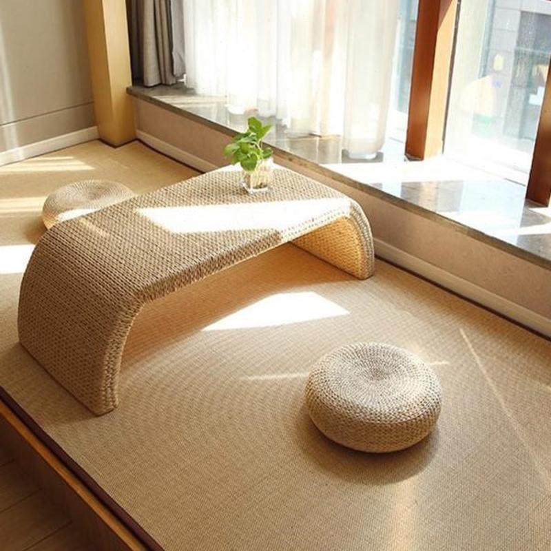 榻榻米地垫竹编藤席凉席加厚定制日式阳台垫子窗垫客厅地毯卧室,居家布艺,飘窗垫,淘宝优惠券,粉丝福利购,淘宝优惠卷