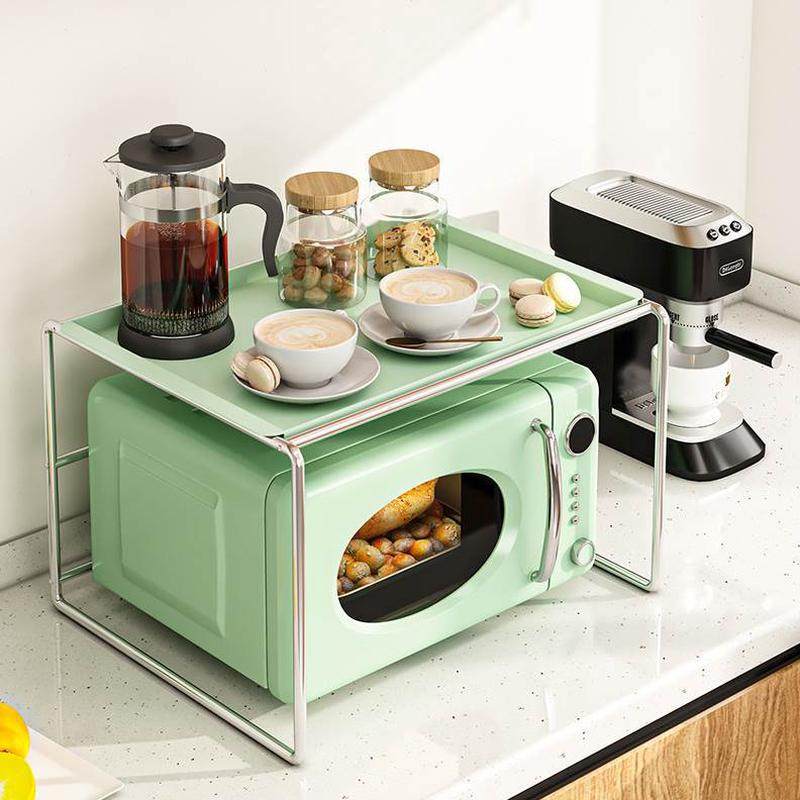 一体托盘双层移动置物架烤箱微波炉架子置物架用台面收纳架厨房,厨房/烹饪用具,厨房置物架/置物柜/角架,淘宝优惠券,粉丝福利购,淘宝优惠卷