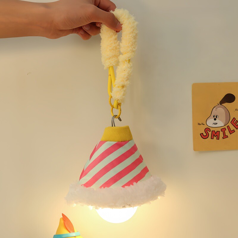 卧室睡眠挂壁灯伴睡小夜灯可爱房间装饰夜间卧室床头悬挂氛围吊灯