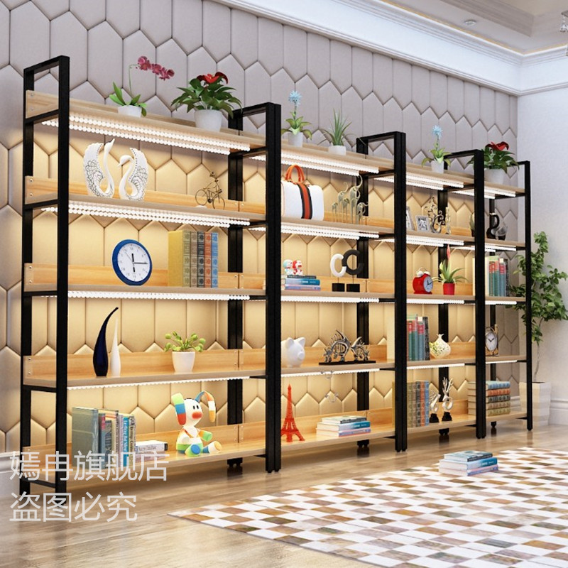 精品展柜陈列柜仓储超市摆放货柜隔断置物架饰品化妆品展示架货架