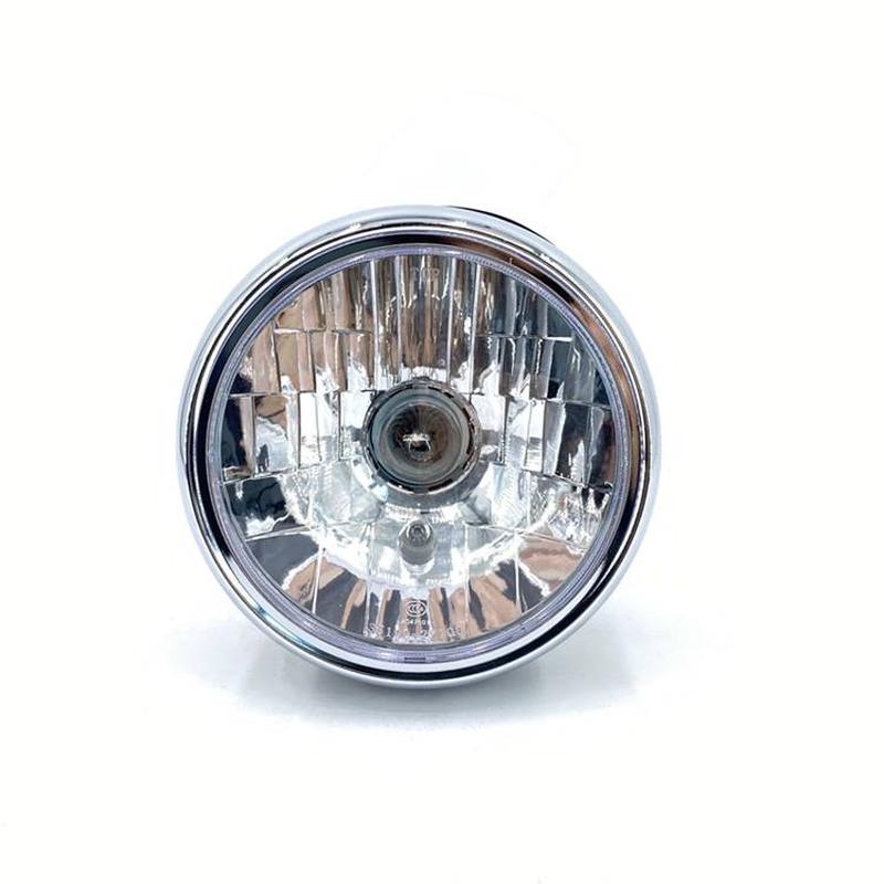 适用轻骑铃木悍骏GR150圆大灯前照灯罩悍道QS150-5大灯座照明防雾