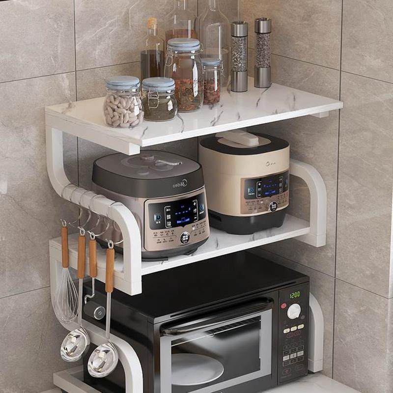 家用双层桌面收纳支架厨房置物架台面架子储物架电饭锅微波炉烤箱,厨房/烹饪用具,微波炉置物架,淘宝优惠券,粉丝福利购,淘宝优惠卷
