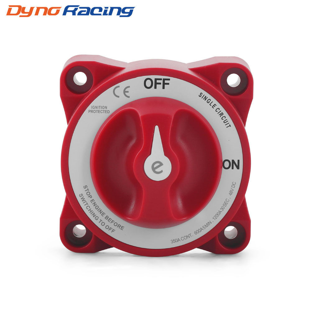 E系列电池改装隔离开关48V 350A 游艇房车红色重型电源总开关