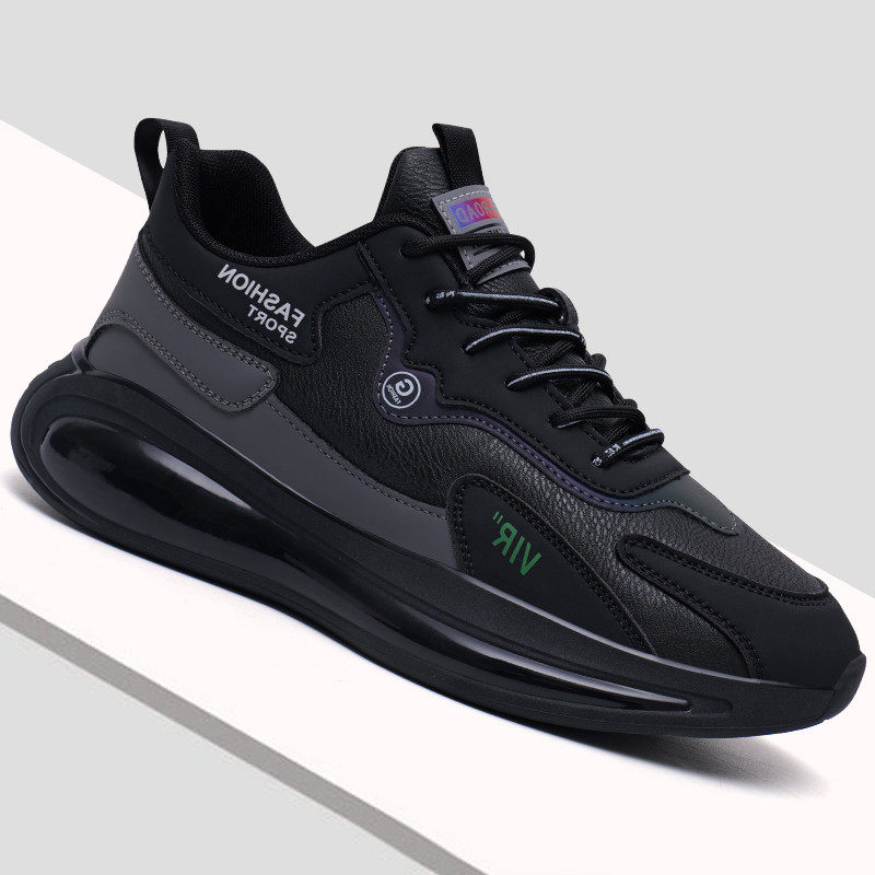 男鞋春秋季2025新款黑色男士运动鞋百搭防臭软底跑步休闲男潮,流行男鞋,时尚休闲鞋,淘宝优惠券,粉丝福利购,淘宝优惠卷