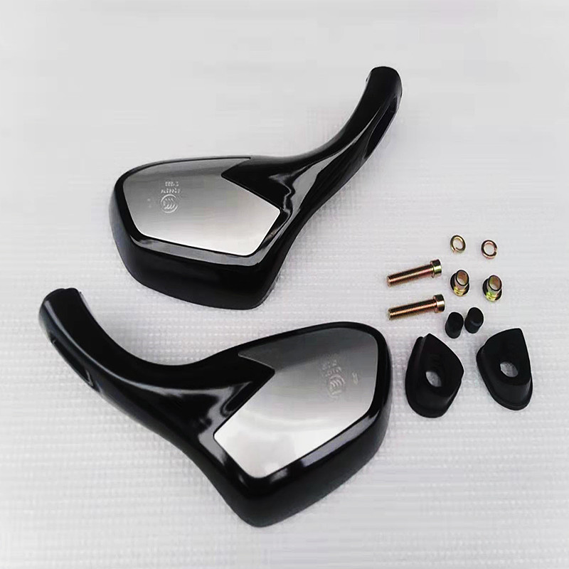 适用于钱江踏板摩托车配件QJ125T-15A-16E翎悦反光镜后视镜倒车镜