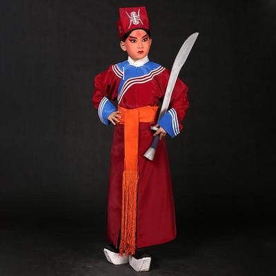 儿童素箭衣 京剧戏曲少儿服装衙役公差捕快林冲夜奔武生