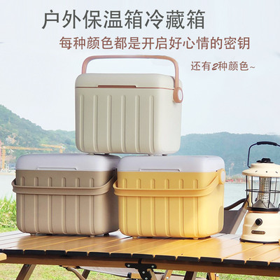 户外露营保温箱冷藏箱摆摊商用冰块冷冻冰桶保鲜母乳冰箱钓鱼