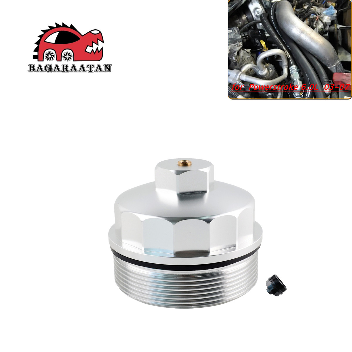 适用03-07福特F250F350F450Powerstroke6.0L燃油加注滤清器盖