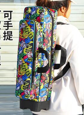 迷你便携手提双肩背65.75.85厘米冰钓包硬壳鱼竿包渔具包钓椅背包