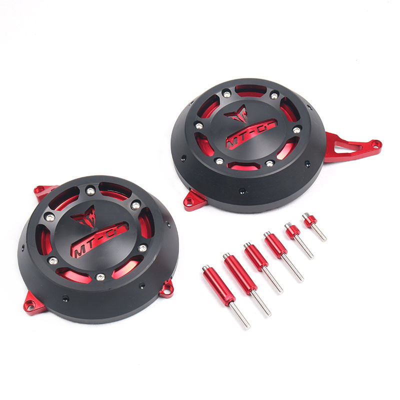 适用于雅马哈MT07MT-07CNC改装发动机防摔边盖引擎保护盖防摔块