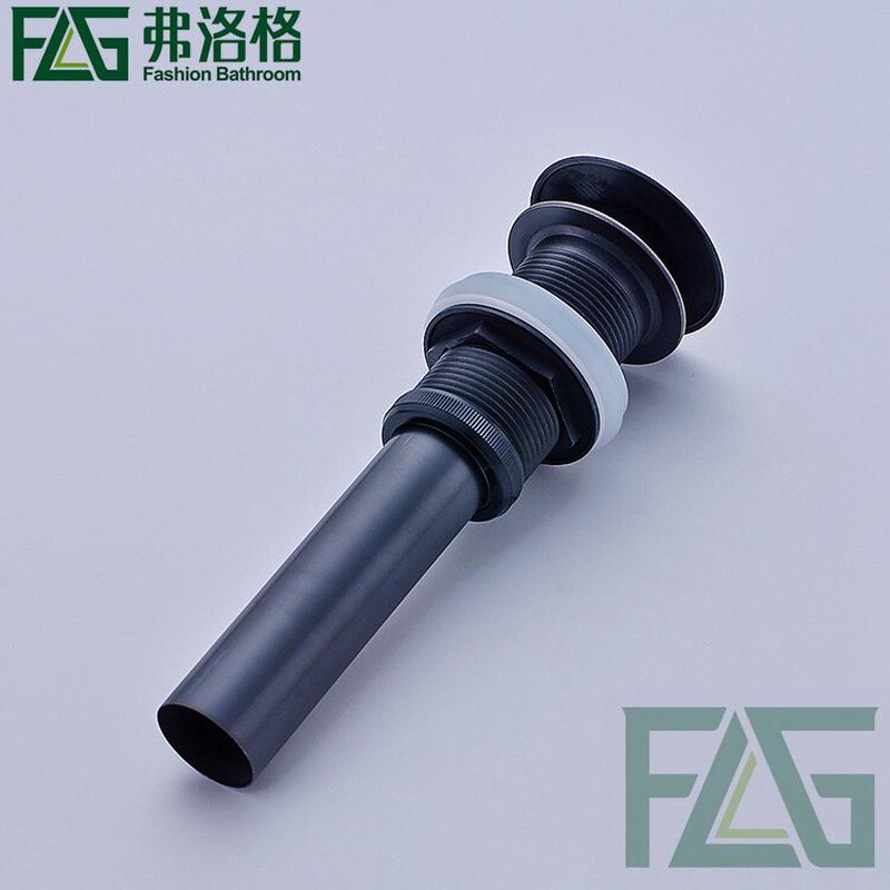 博美全铜弹跳短款下水器浴室脸盆龙头长系列带口不带口下水器