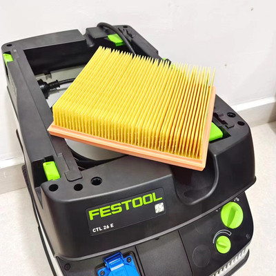 费斯托原装滤芯26L/36L/48L干磨机吸尘器配件FESTOOL吸尘机过滤芯